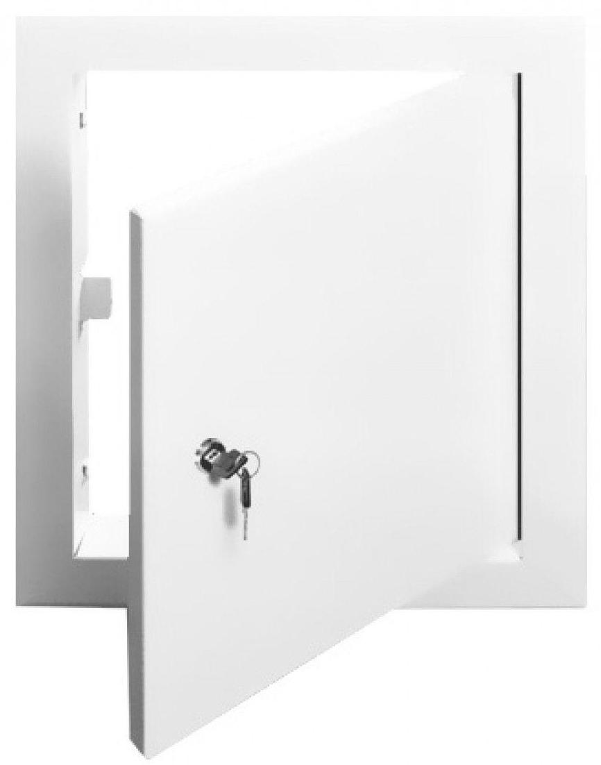 картинка 2025 ЛМЗ люк-дверца ревизионная металл с фланцем и замком от магазина Модуль