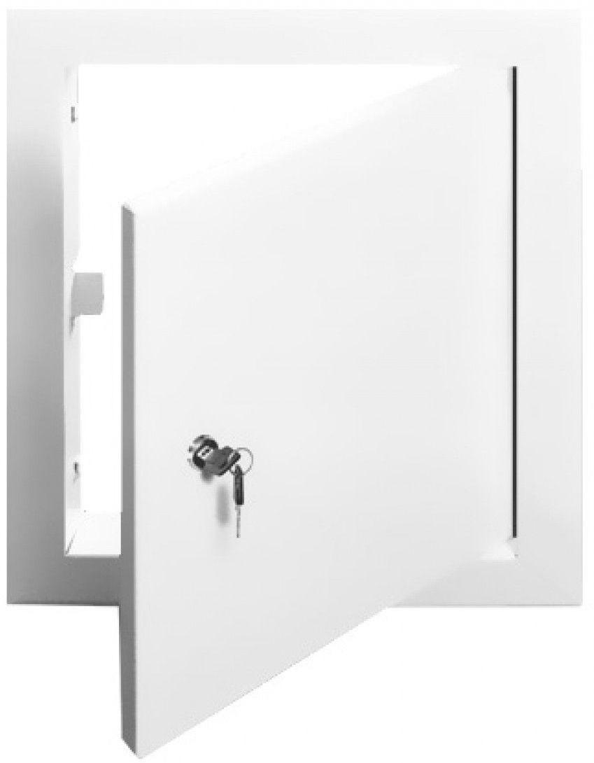 картинка 2525 ЛМЗ люк-дверца ревизионная металл с фланцем и замком от магазина Модуль