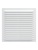 1313С белая Решетка вентиляционная пластик 2. 1313C прямо